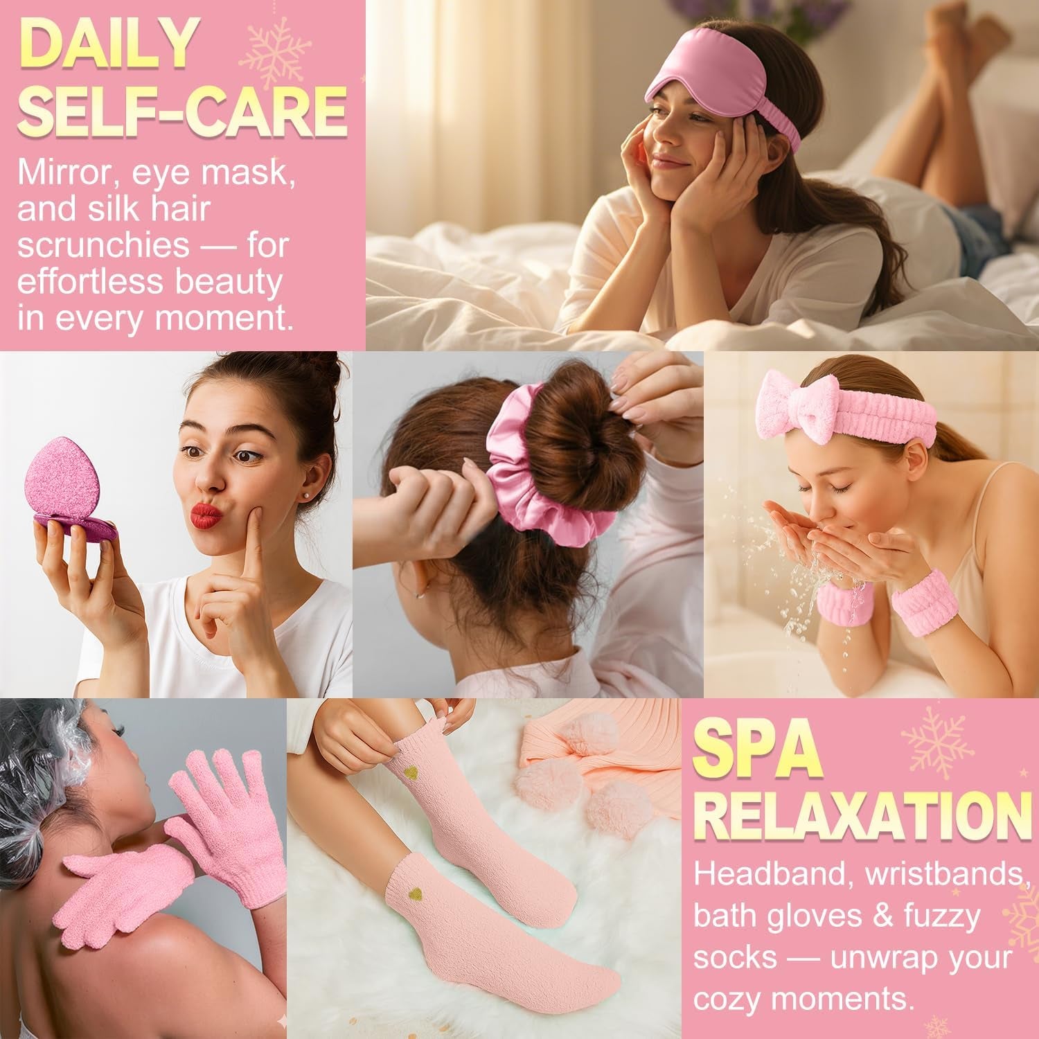 Pink Advent Calendar 2025 for Teen Girls, 24 Day Women Countdown Calendar with Pink Christmas Tumbler Self Care Christmas Suprise Gift for Mom Wife Sister